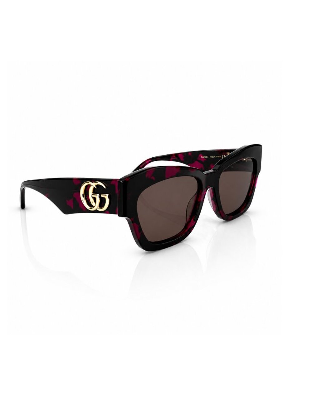 NEW GUCCI GG1422S 004 Sunglasses Ivory Oversized Square 100% UV Women’s
